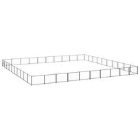 Voljeras šunims, juodos spalvos, 100m², plienas