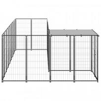 voljeras sunims - Voljeras šunims, juodos spalvos, 6,05 m², plienas - 3 nuotrauka