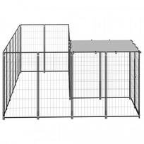 voljerai voljeras pigu lt - Voljeras šunims, juodos spalvos, 4,84 m², plienas - 3 nuotrauka