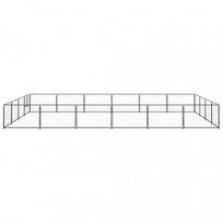 voljeras sunims - Voljeras šunims, juodos spalvos, 24m², plienas - 2 nuotrauka