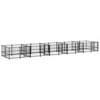 suns buda - Lauko voljeras &scaron;unims, plienas, 18,77m&sup2; - 2 nuotrauka