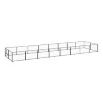 voljeras sunims - Voljeras šunims, juodos spalvos, 16m², plienas - 1 nuotrauka