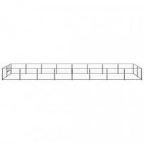 voljeras sunims - Voljeras šunims, juodos spalvos, 16m², plienas - 2 nuotrauka