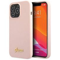 Guess "GUHCP13XLSLMGLP Hardcase Silicone Script Gold Logo iPhone 13 Pro Max"