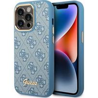 Guess "GUHCP14XHG4SHB Hardcase 4G Vintage Gold Logo iPhone 14 Pro Max" Blue