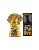 Magy Pokemon kortos 20 vnt., auksinės ir juoda kolekcija Charizard Vmax, 2 rinkiniai