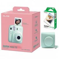 mini instax - Fujifilm Instax Mini 12 Mint Green + Instax Mini Glossy 10pcs + Case - 2 nuotrauka