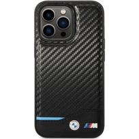 iphone 13 pro max deklai - BMW "Leather Carbon iPhone 13 Pro Max" Black - 1 nuotrauka
