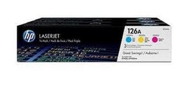 hp color laserjet pro - Toneris HP 126A Tri-pack CYM | Color LaserJet Pro CP1025 - 2 nuotrauka