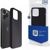 iphone 7 deklas - 3MK "Silicone Case Apple iPhone 13 Pro Max" Black - 1 nuotrauka