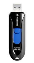 usb 3.0 128gb - Transcend JetFlash 790 128GB Black/Blue (Juodas/Mėlynas) - 2 nuotrauka