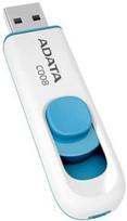 usb drives 64gb - ADATA Classic C008 64GB White/Blue (Baltas/Mėlynas) - 2 nuotrauka