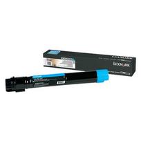dazai spausdintuvams - Toneris Lexmark cyan | 22000pgs | X950/X952/ X954 - 2 nuotrauka