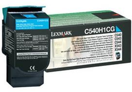 Toneris Lexmark cyan | return | 2000pgs | C54x