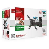 sieninis tv stovas - BARKAN 2300.B 26"-39" LED TV, 3 lankstų, sieninis, juodas - 3 nuotrauka