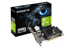 geforce gt 710 - Gigabyte GeForce GT 710, 2GB DDR3 (64 Bit), HDMI, DVI, D-Sub - 1 nuotrauka