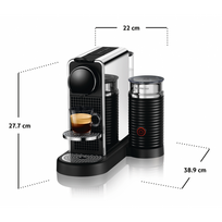 kavos aparatai su kapsules - Kavos virimo aparatas NESPRESSO Citiz Stainless Steel Q - 4 nuotrauka