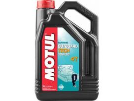 variklio tepalai 4t - Alyva MOTUL OUTBOARD TECH 4T 10W30 5ltr (106447) - 1 nuotrauka