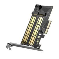 sata m 2 adapteris - Ugreen PCIe 3.0 x4 to M.2 M-Key + M.2 B-Key - 1 nuotrauka