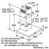 montuojamas gartraukis - Bosch DWB66BC50 - 5 nuotrauka