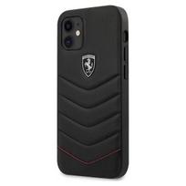 iphone 12 mini dekliukas - Ferrari "Off Track Quilted for iPhone 12 Mini" Black - 1 nuotrauka