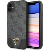 iphone xr deklai - Guess "GUHCN61PU4GHBK 4G Triangle Cover iPhone 11" Black - 1 nuotrauka