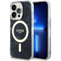 iphone 14 pro max magsafe - Guess "Hardcase Marble MagSafe iPhone 14 Pro Max" Black - 1 nuotrauka