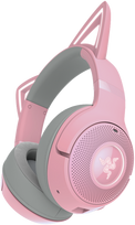 razer ausines - Razer Kraken V2 Kitty BT,  Quartz - 1 nuotrauka