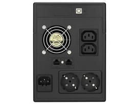 power 2000 - UPS Power Walker Line-Interactive 2000VA 2x 230V PL, 2x IEC, RJ11/RJ45, USB, LCD - 5 nuotrauka