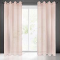 Eurofirany FIR / REBECCA / Rožinis 140X250 TRANS Dieninės užuolaidos