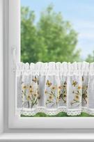 Eurofirany FIR/FLORA/B+ŻÓŁ 30X150 Dieninės užuolaidos