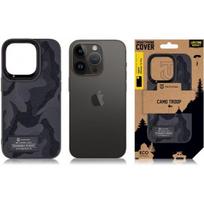 Tactical "Camo Troop Cover Apple iPhone 14 Pro" Black
