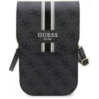 guess pinigines - Guess "PU 4G Printed Stripes Phone Bag" Black - 1 nuotrauka