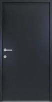 NBT56 lygios 98x208 cm Kairės Antracitas
