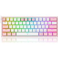 redragon fizz k617 - Redragon K617 Fizz RGB (baltas/pink) - 1 nuotrauka