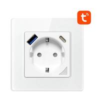 ismanusis elektros lizdas -  Avatto N-WOT10-USB-W TUYA USB USB-C (baltas) - 2 nuotrauka