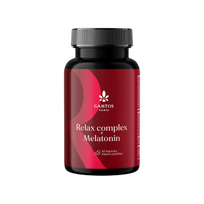 melatoninas kapsules - GAMTOS NAMAI RELAX COMPLEX + MELATONIN, 90 kietųjų kapsulių - 1 nuotrauka