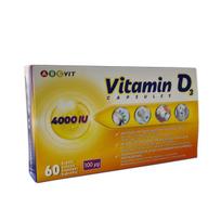 ABC VIT, vitaminas D3, 100µg, 4000TV, 60 kapsulių