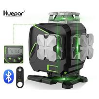 kryzminis lazeris - Linijinis lazerinis nivelyras 360° Huepar 4D (S04CG) - 2 nuotrauka