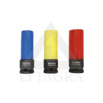 galvuciu rinkinys makita - Smūginių galvučių rinkinys Makita E-12354, 3 vnt, 17-19-21mm - 1 nuotrauka