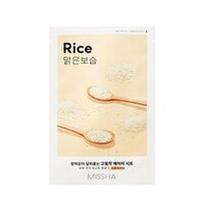 Lakštinė veido kaukė su ryžių ekstraktu MISSHA Airy Fit Sheet Mask (Rice), 19g