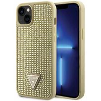 Guess "Rhinestone Triangle iPhone 14 Plus" Gold