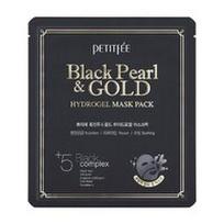 hidrogelis - Petitfee Black Pearl & Gold Hydrogel Mask drėkinanti hidrogelio kaukė 32g - 1 nuotrauka
