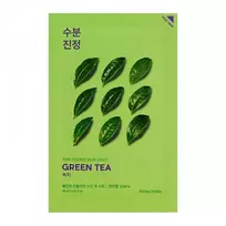 veido kauke zalia - Holika Holika Pure Essence Mask Sheet Green Tea veido kaukė, 20ml - 1 nuotrauka