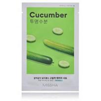 missha mask - MISSHA Airy Fit Sheet Mask (Cucumber) lakštinė veido kaukė su agurkų ekstraktu 19g - 3 nuotrauka