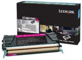 Lexmark X748H3MG Cartridge, Magenta, 10000 pages