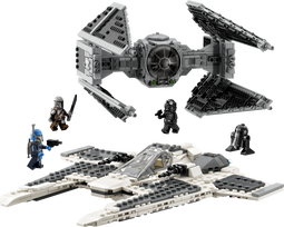 star wars zaislai - LEGO Star Wars Mandaloriečių Fang Fighter prieš TIE Interceptor 75348 - 3 nuotrauka