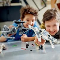 star wars zaislai - LEGO Star Wars Mandaloriečių Fang Fighter prieš TIE Interceptor 75348 - 4 nuotrauka