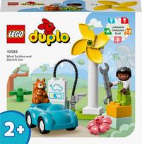 LEGO® DUPLO Town Vėjo turbina ir elektromobilis 10985