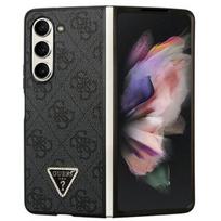 Guess Hardcase Leather 4G Triangle Strass Samsung Galaxy Z Fold 5 Black